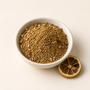 Wild bitter lemon powder 25 g – studio photograph
