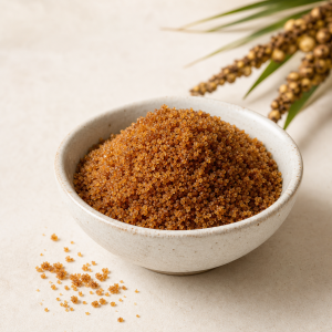 Coconut sugar - nectar of coconut blossoms 100 g - studio shot